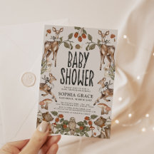 Baby Shower encantado de Forest Storybook