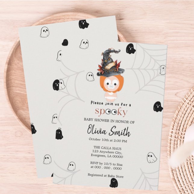 Invitación Baby Shower espeluznante (Baby Shower Invite)