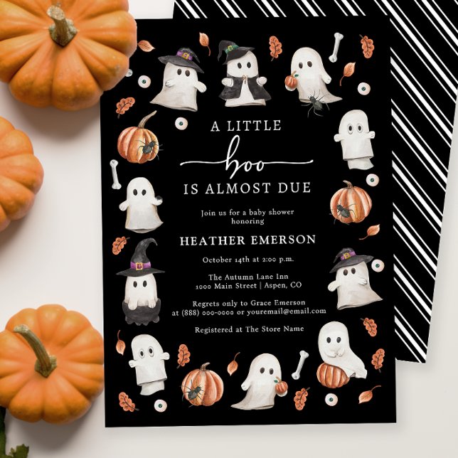 Invitación Baby Shower espeluznante (Spooky Baby Shower Invitation
)