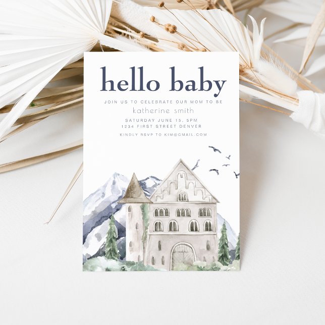 Invitación Baby Shower Fairytale Castle Fantasy (Subido por el creador)
