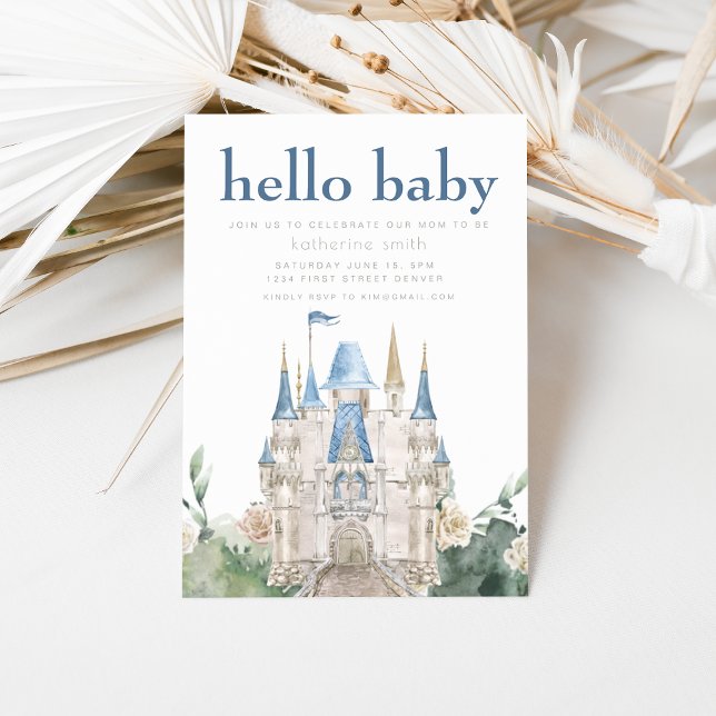 Invitación Baby Shower Fairytale Castle Fantasy (Subido por el creador)