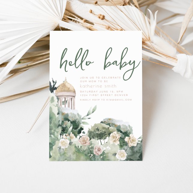 Invitación Baby Shower Fantasy Castle Fairy (Subido por el creador)