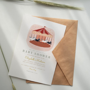 Invitación Baby Shower Festival del Carnaval de Circus