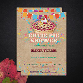 Invitación Baby Shower Fiesta de muelle de Craft Cutie de fes