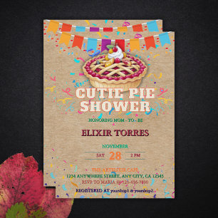 Invitación Baby Shower Fiesta de muelle de Craft Cutie de fes