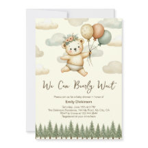 Baby Shower Floating Bear Adventures