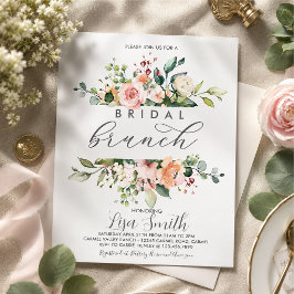 Invitación Baby Shower Floral Bridal