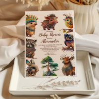 Baby Shower Forest Friends & Woodland Greenery