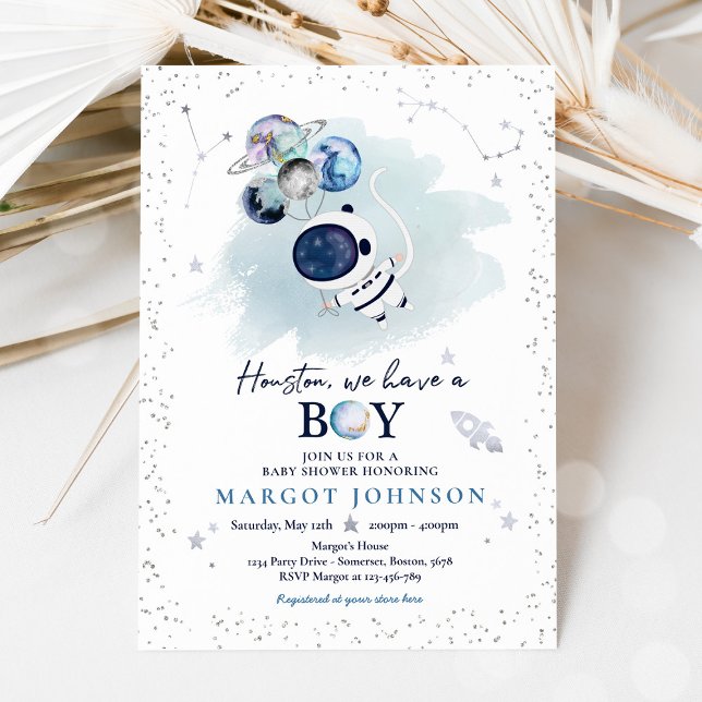 Invitación Baby Shower Galaxy Baby Shower (Subido por el creador)