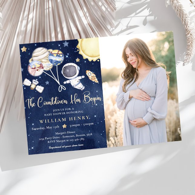 Invitación Baby Shower Galaxy Baby Shower (Subido por el creador)