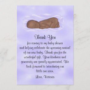 Invitación Baby Shower Gracias A La Étnica Neutral De Género
