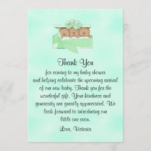 Invitación Baby Shower Gracias A La Étnica Neutral De Género