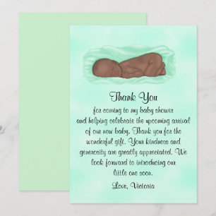 Invitación Baby Shower Gracias A La Étnica Neutral De Género