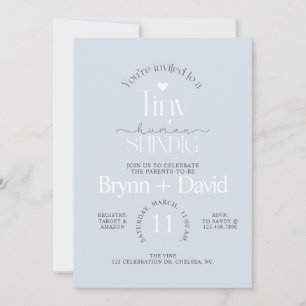 Invitación BABY SHOWER humano, Baby Shower, moderno, invi