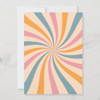 Invitación Baby Shower Invi de la época moderna de mediados d