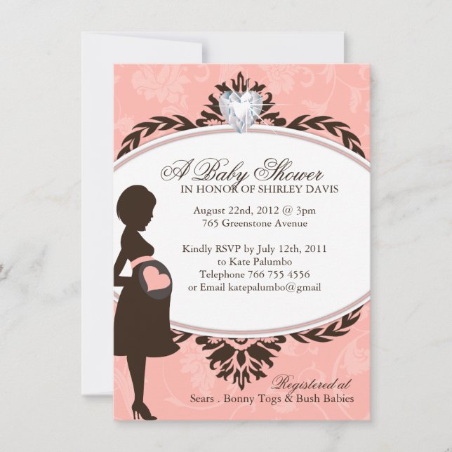 Invitación Baby Shower invita (Anverso)
