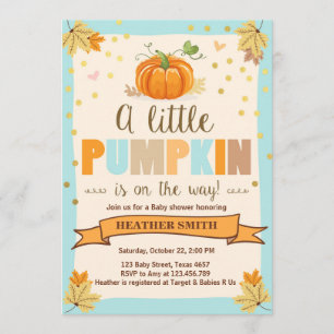 Invitación Baby Shower invita a poca caída del muchacho azul