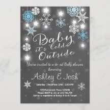 Baby Shower invita al bebé que es muchacho