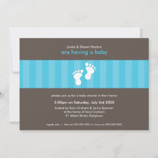 Invitación BABY SHOWER INVITA :: feliz pie 4L