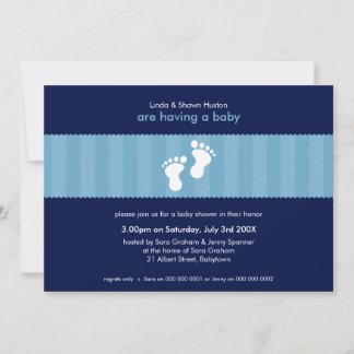 Invitación BABY SHOWER INVITA :: feliz pies 3L