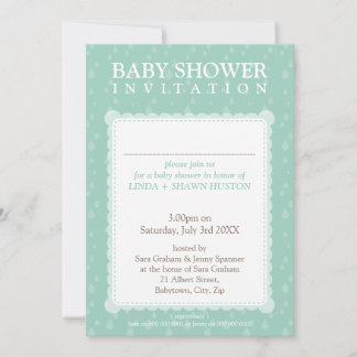Invitación BABY SHOWER INVITA :: la lluvia cae 5P