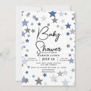 Invitación Baby Shower Invitar a sorber y ver a la estrella m