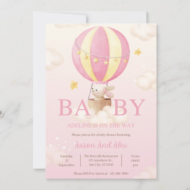 Invitación Baby Shower Invitation (Anverso)
