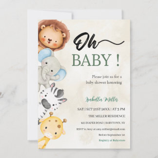 Invitación Baby Shower Invitation –Customizable