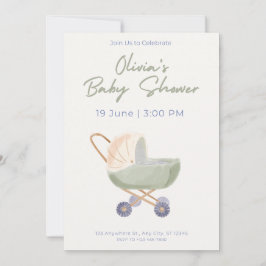 Invitación Baby Shower Invitation Cute Bear Theme