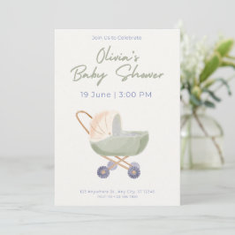 Invitación Baby Shower Invitation Cute Bear Theme