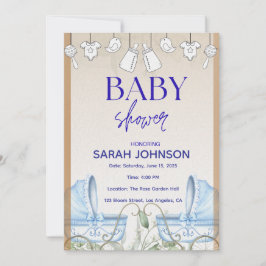 Invitación Baby Shower Invitation | Elegant Floral