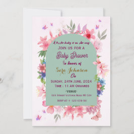 Invitación Baby Shower Invitations 