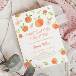 Invitación Baby Shower Little Peach