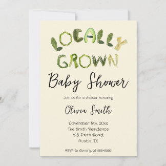 Invitación Baby Shower local