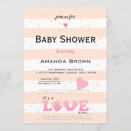 Invitación Baby Shower Love Baby