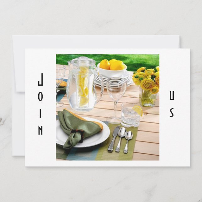 INVITACIÓN BABY SHOWER LUNCHEON INVITATION (Anverso)
