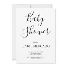 Baby Shower minimalista