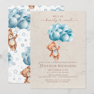 Invitación Baby Shower minimalista Esperanza de inicio de s