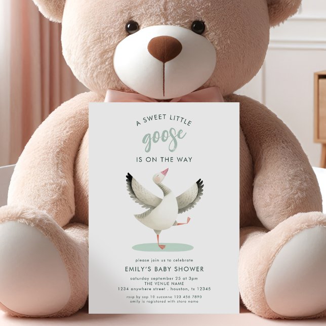 Invitación Baby Shower moderno y dulce (Subido por el creador)