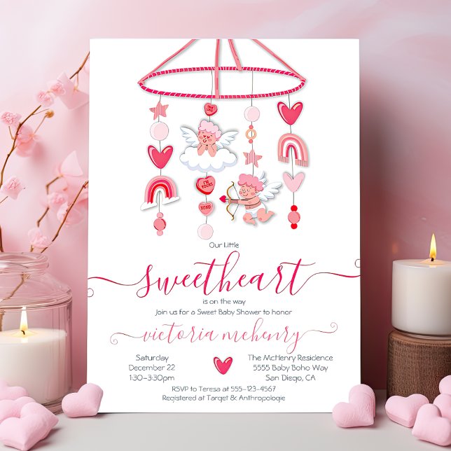 Invitación Baby Shower móvil de San Valentín (Subido por el creador)