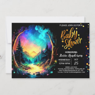 Invitación Baby Shower Mystical Cottage Grove
