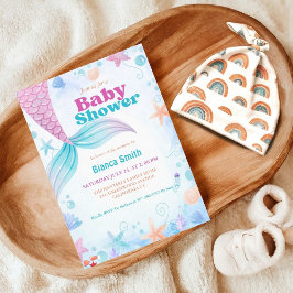 Invitación Baby Shower Nautical Under the Sea