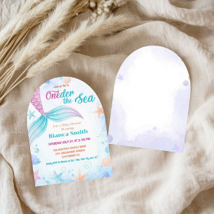 Invitación Baby Shower Nautical Under the Sea