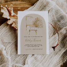 Baby Shower Neutral Beige Boho Nursery