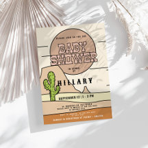 Baby Shower Neutral de Género de Pastel de Vaquero