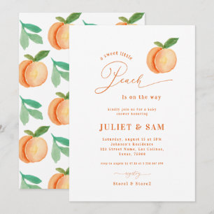 Invitación Baby Shower neutral de género dulce y pequeño