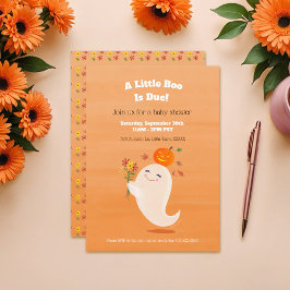 Invitación Baby Shower neutral de género masculino de Hallowe