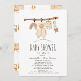 Invitación Baby Shower neutral de género por correo