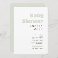 Baby Shower Neutral de la Casa de la Moneda Contem