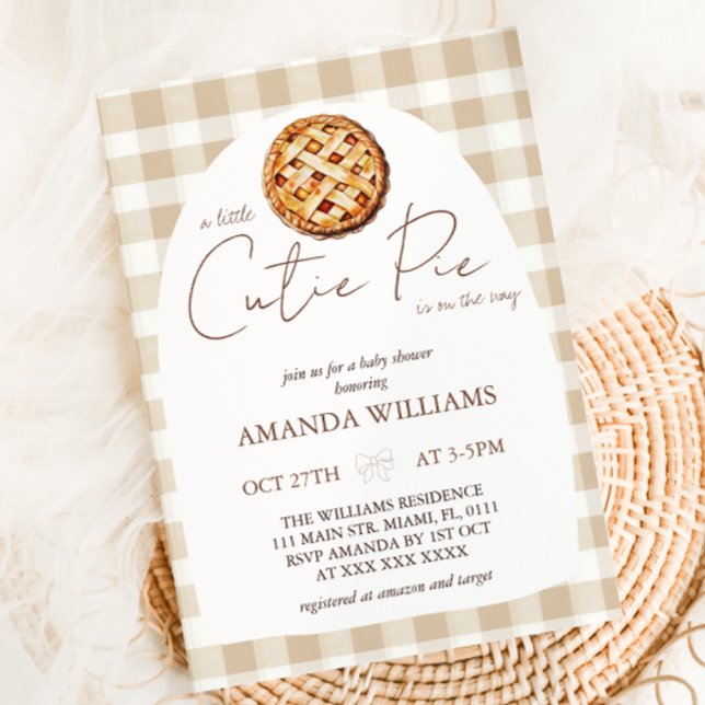 Invitación Baby Shower neutro de pequeño muelle (Subido por el creador)